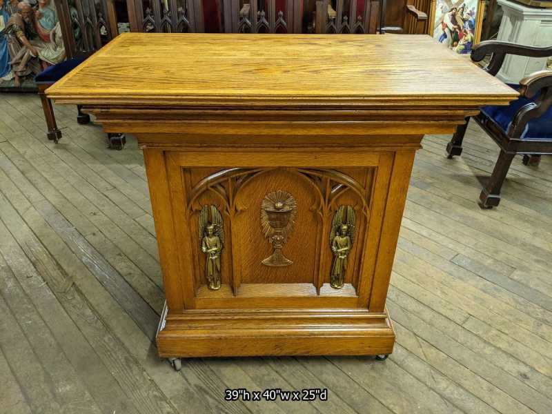 Gothic-carved-oak-altar-table-39