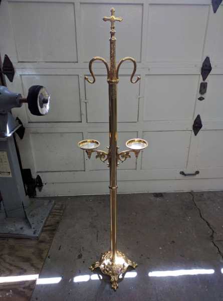 Gold-Plated-Censer-Stand