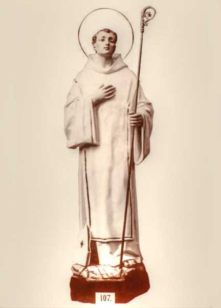 Saint-Bernard-Bernardo-Tolomei-Statue